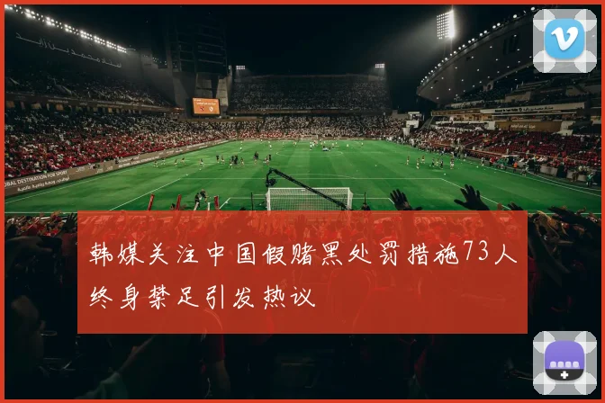 韩媒关注中国假赌黑处罚措施73人终身禁足引发热议